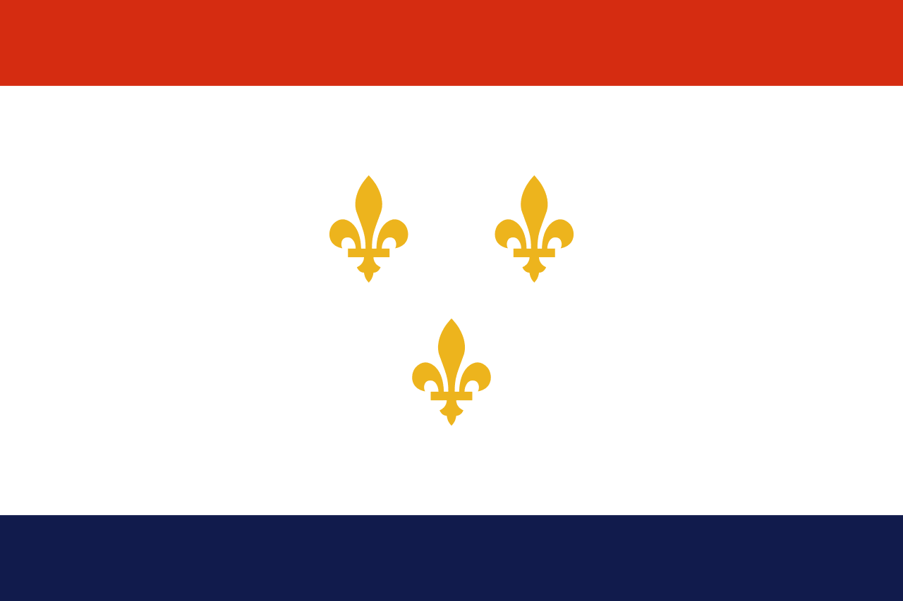 bandera de New Orleans, Louisiana