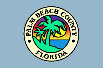 bandera del condado de palm beach