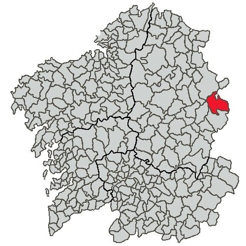concello de navia de suarna no mapa de galicia