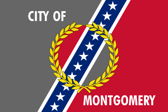 bandera de montgomery, alabama