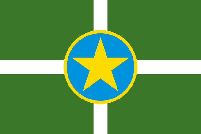 bandera de Jackson, Mississippi
