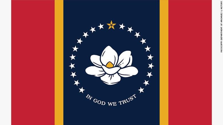 nueva bandera del estado de mississippi
