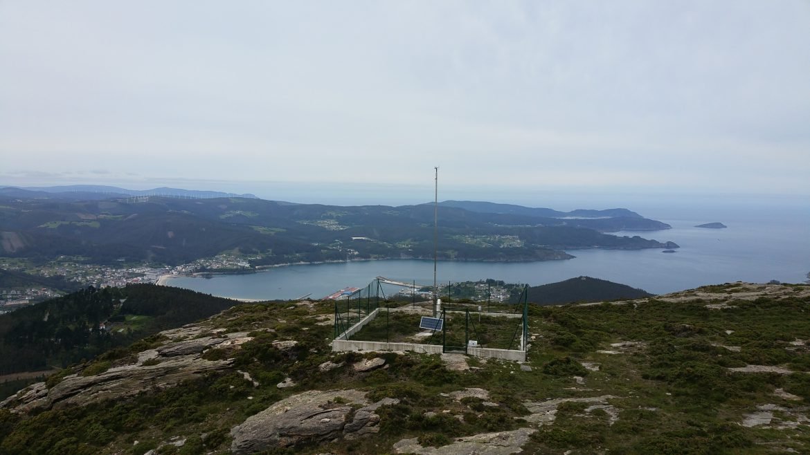 estación meteorolóxica de penedo do galo en viveiro