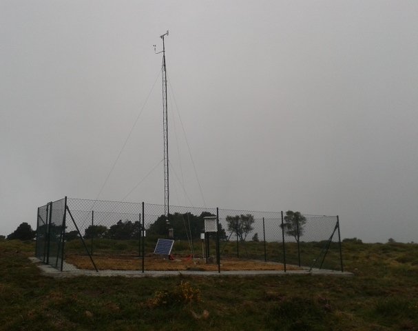 estación meteorolóxica da serra da faladoira en ortigueira